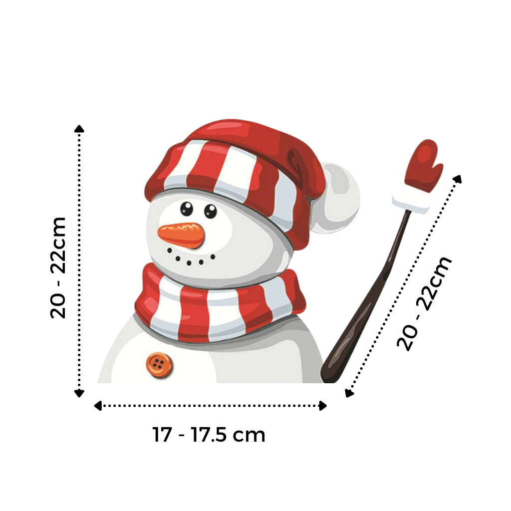 Weihnachts-Scheibenwischer-Aufkleber