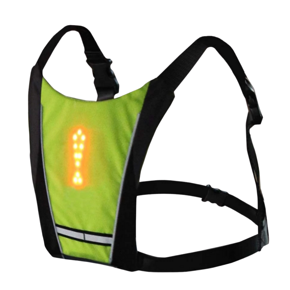 Reflektierende Fahrradweste mit LED