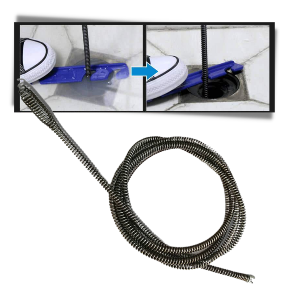 Elektrischer Rohrreiniger (Bohrmaschinenaufsatz)