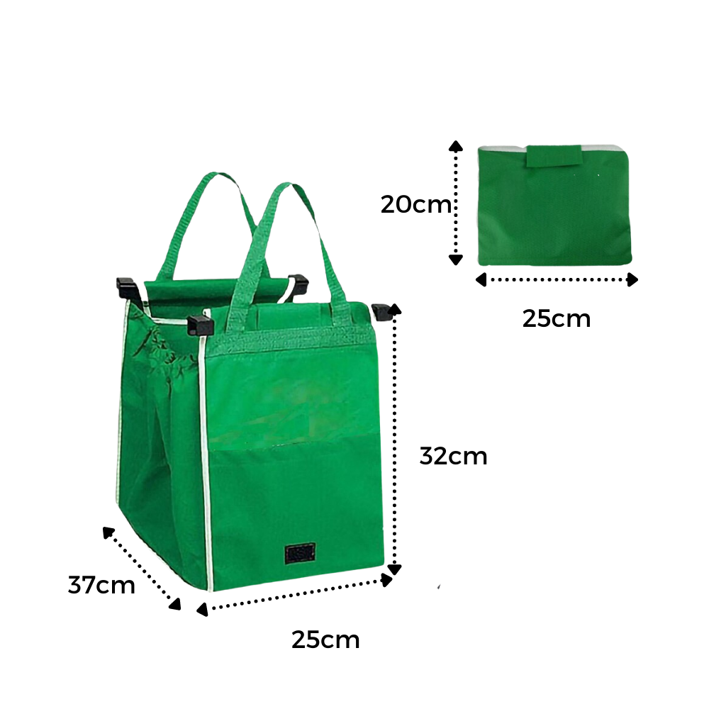 Wiederverwendbare Einkaufstasche für den Einkaufswagen