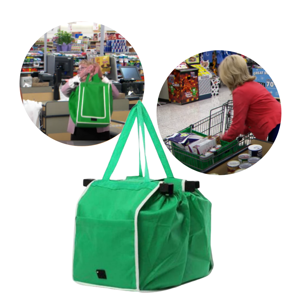 Wiederverwendbare Einkaufstasche für den Einkaufswagen