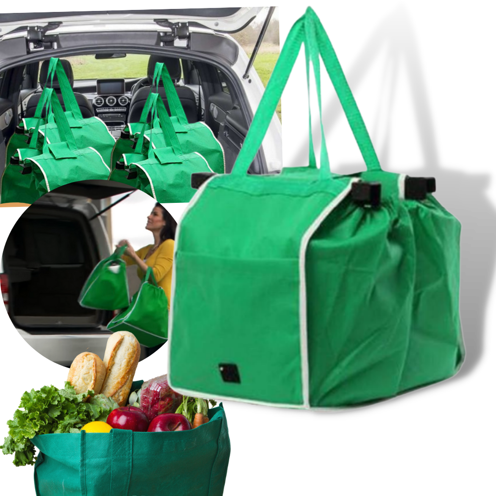 Wiederverwendbare Einkaufstasche für den Einkaufswagen