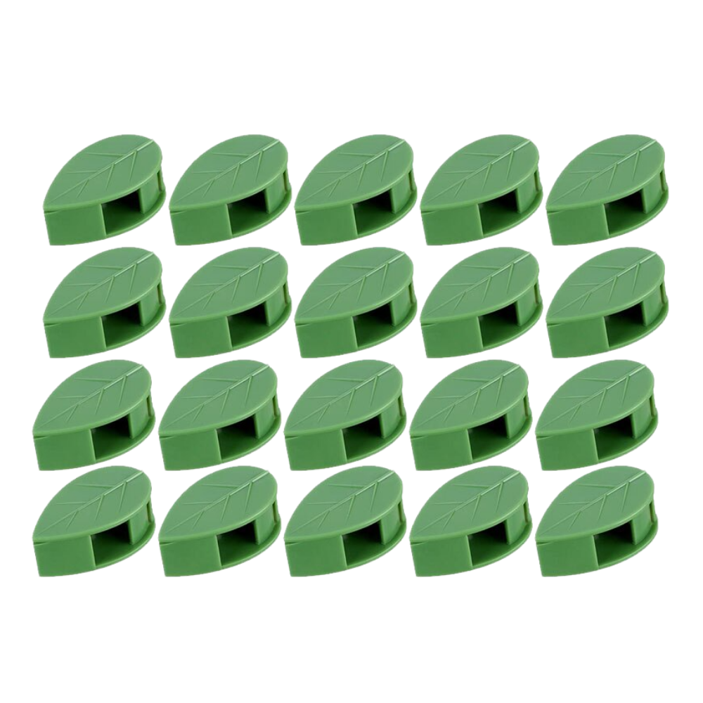 20er-Pack blattförmige Haftclips für Kletterpflanzen