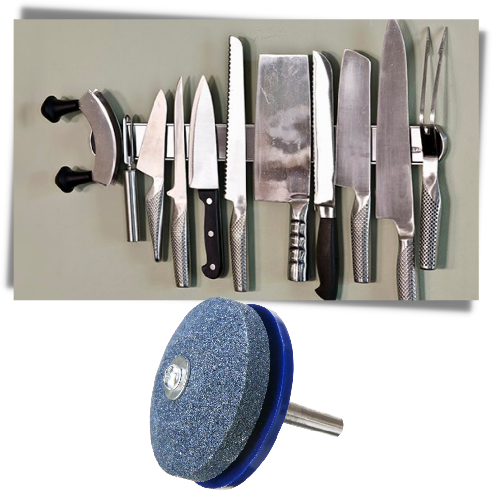 Rasenmäher-Messerschärfer-Set