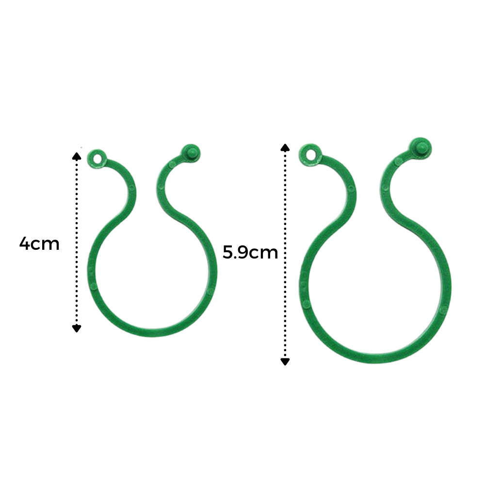 Packung Gartenpflanzenhalter-Clips