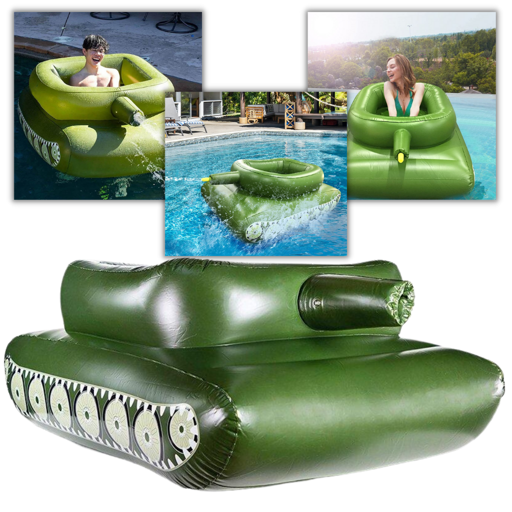 Aufblasbarer Panzer-Pool-Schwimmer