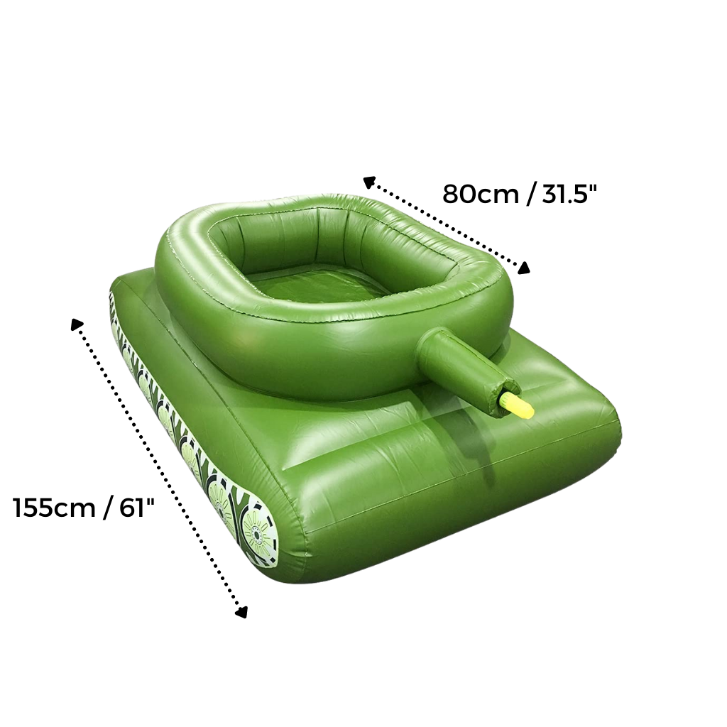 Aufblasbarer Panzer-Pool-Schwimmer