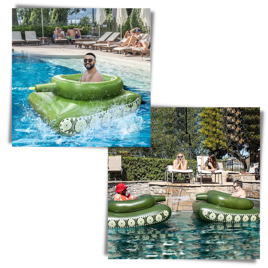 Aufblasbarer Panzer-Pool-Schwimmer