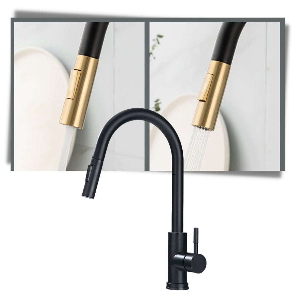 Flexible Küchenarmatur mit Sensor