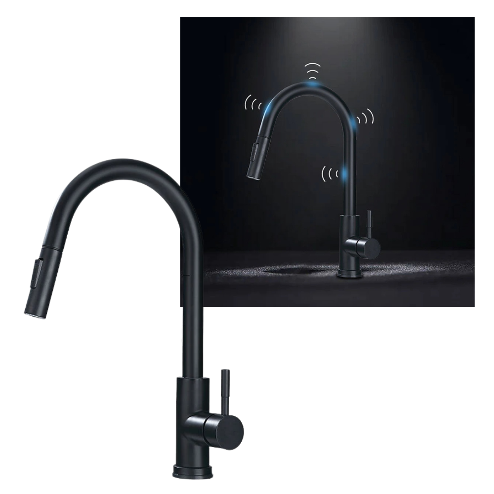 Flexible Küchenarmatur mit Sensor
