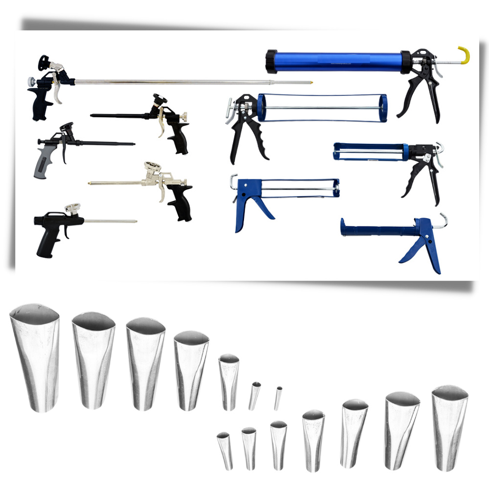 Edelstahl-Fugendüsen-Set
