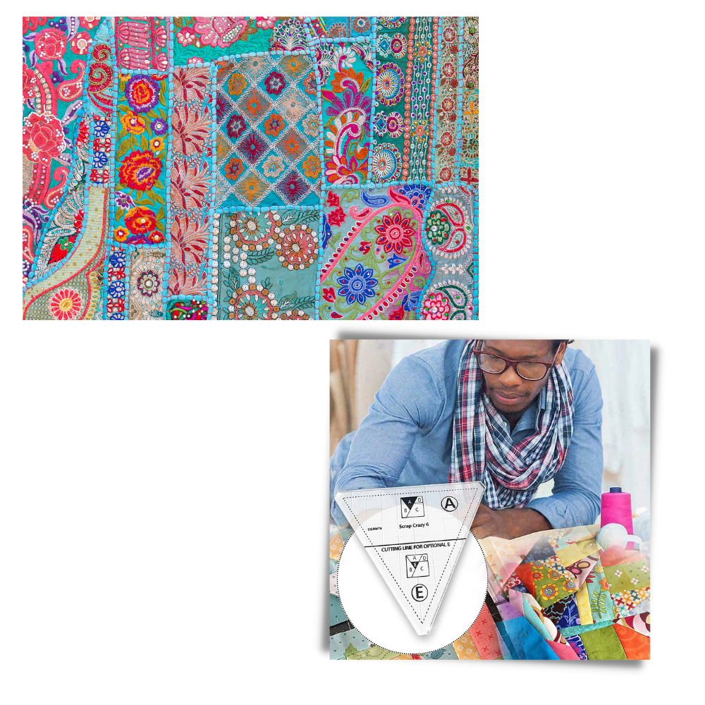 Kreative Quiltvorlage