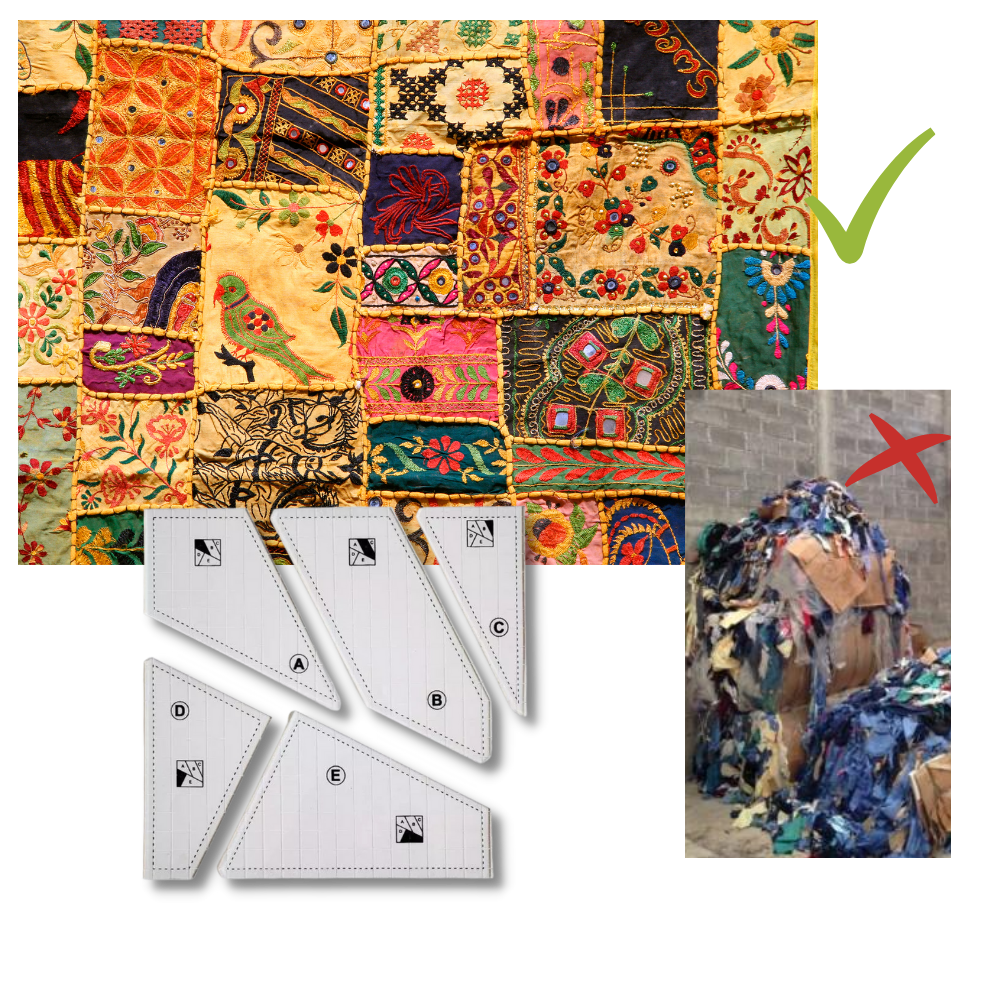 Kreative Quiltvorlage