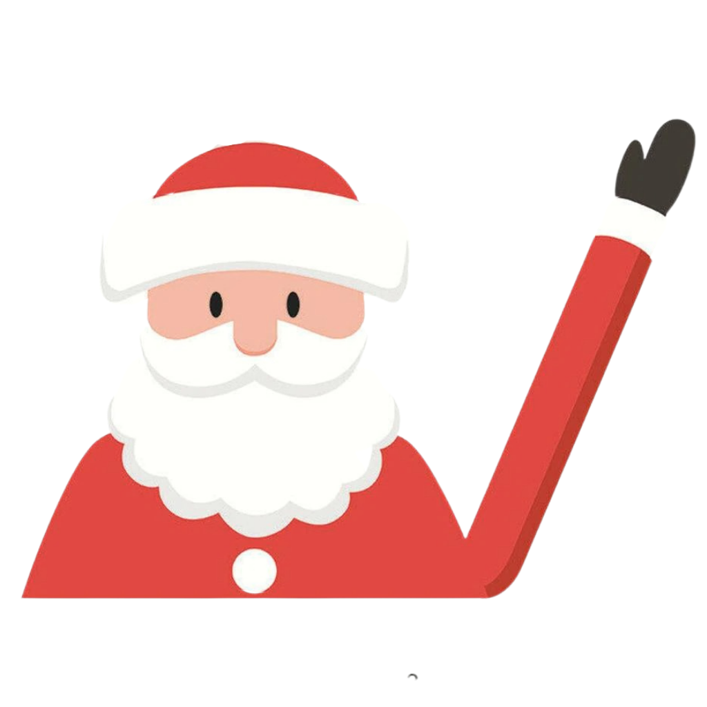 Weihnachts-Scheibenwischer-Aufkleber