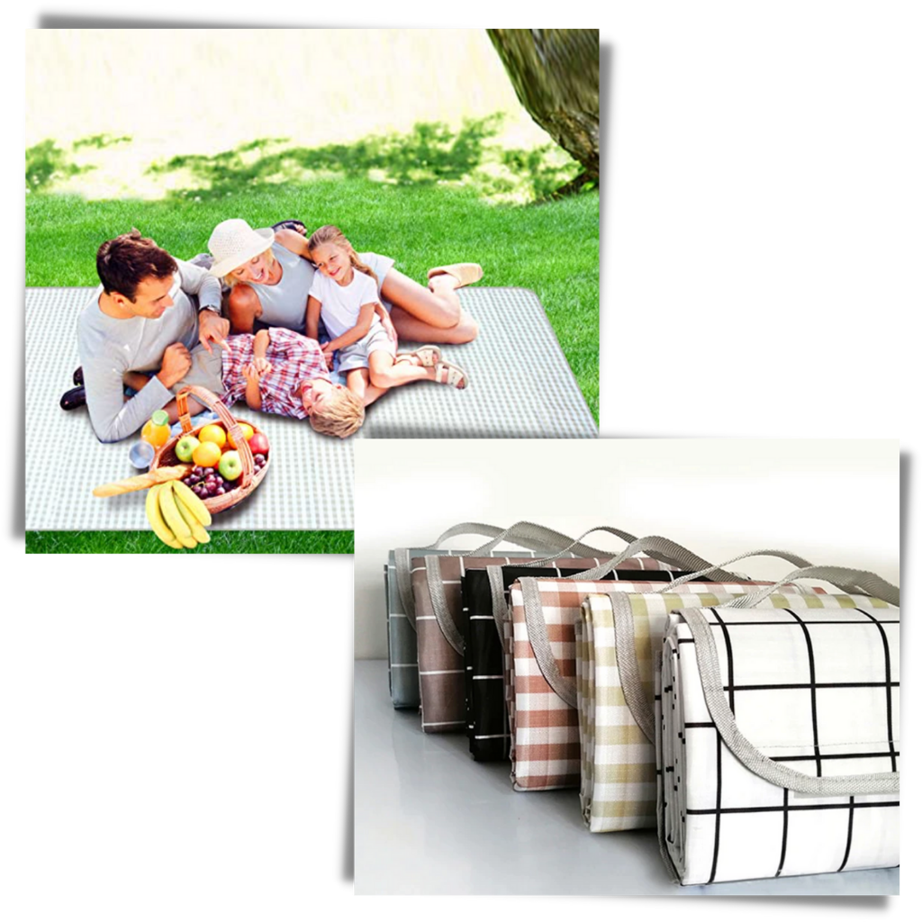 Zusammenklappbare Picknickdecke