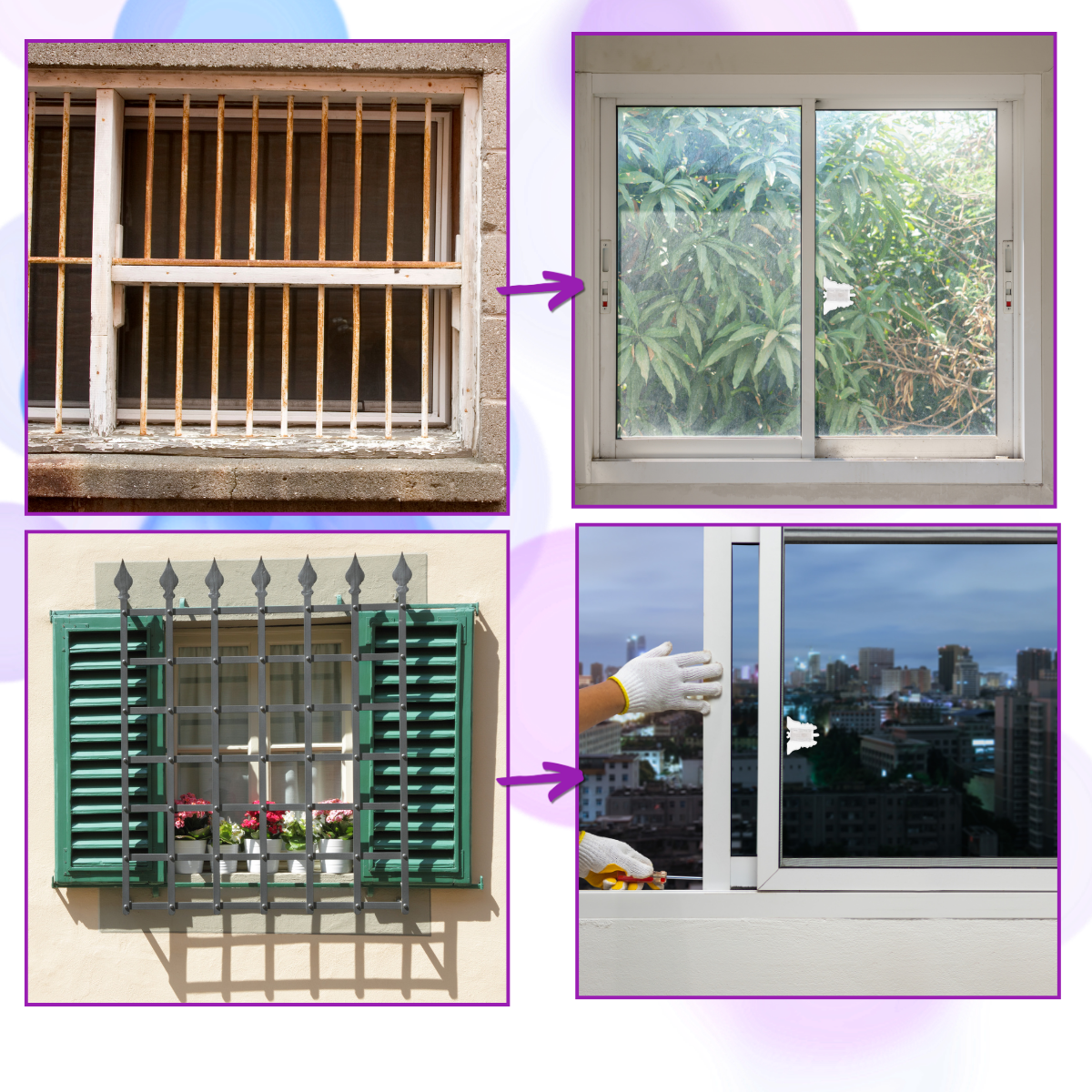 Burglar Proof Sliding Door Lock