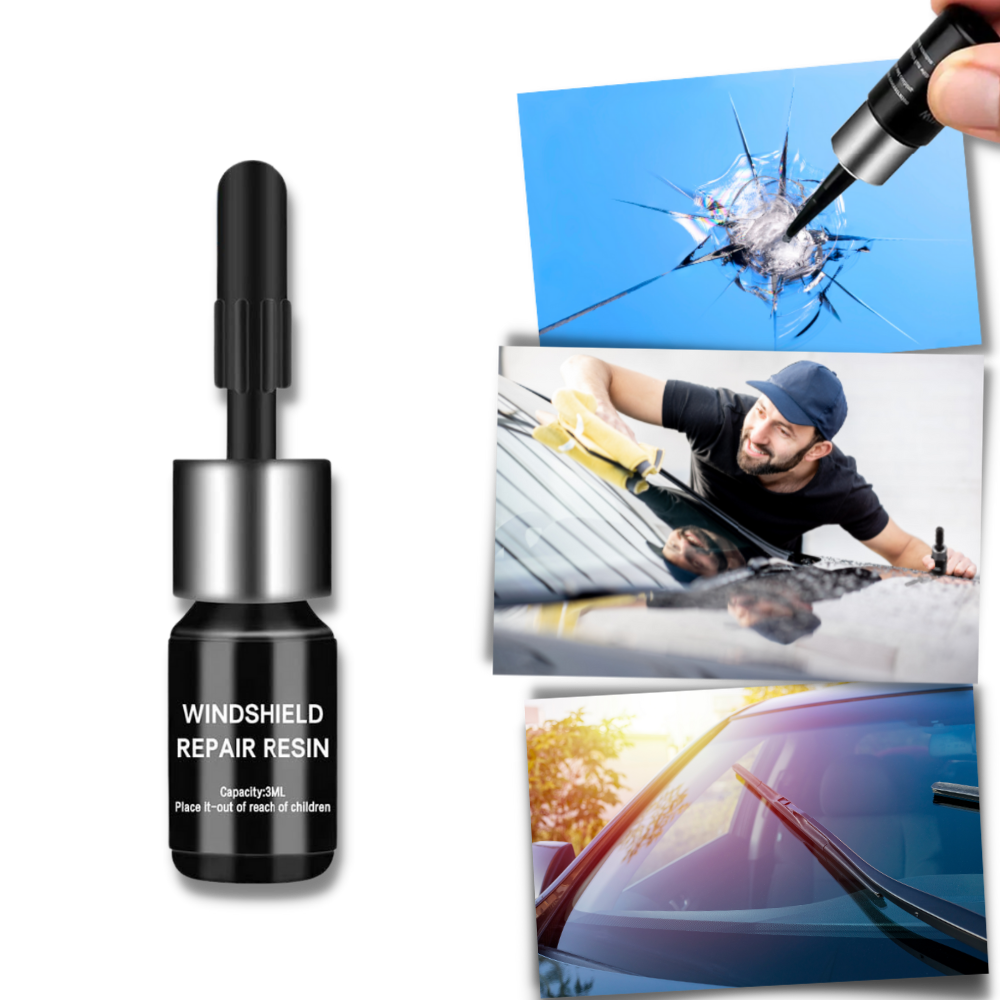 Reparaturset für gesprungenes Glas