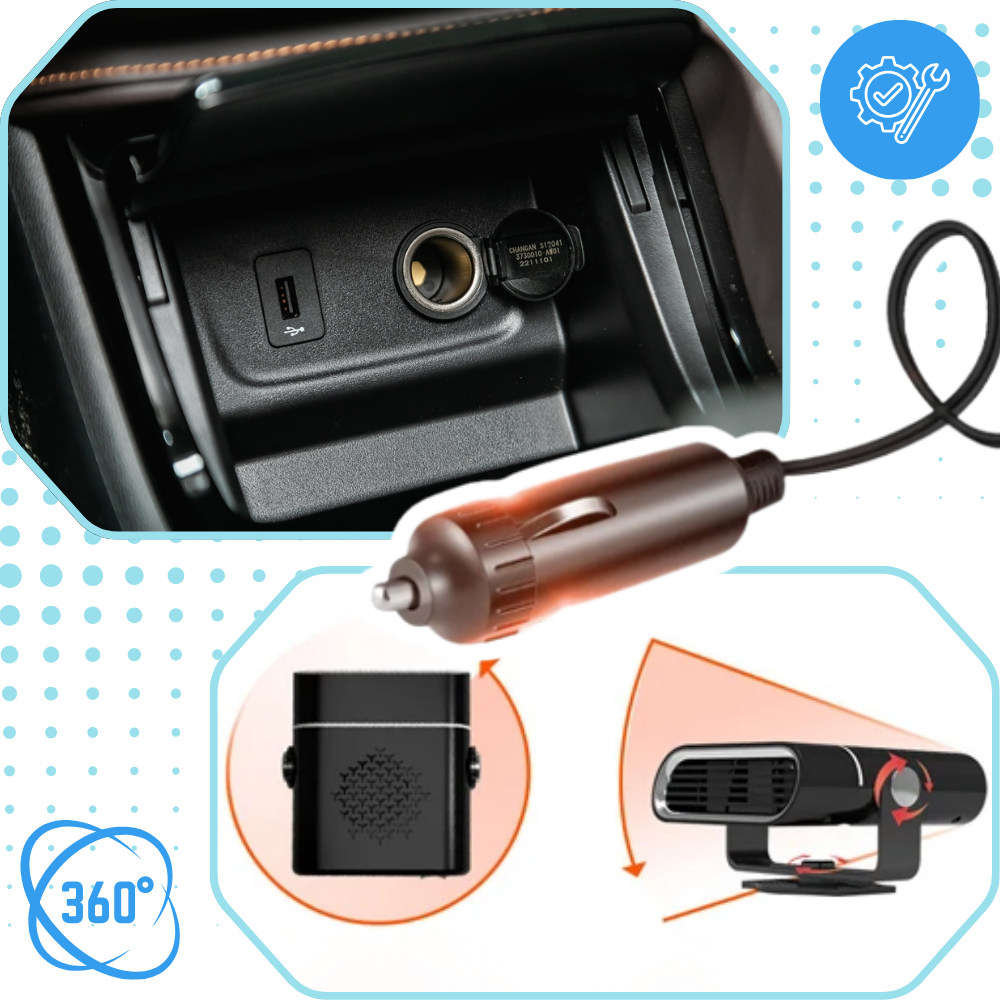 Duale tragbare Auto-Defroster