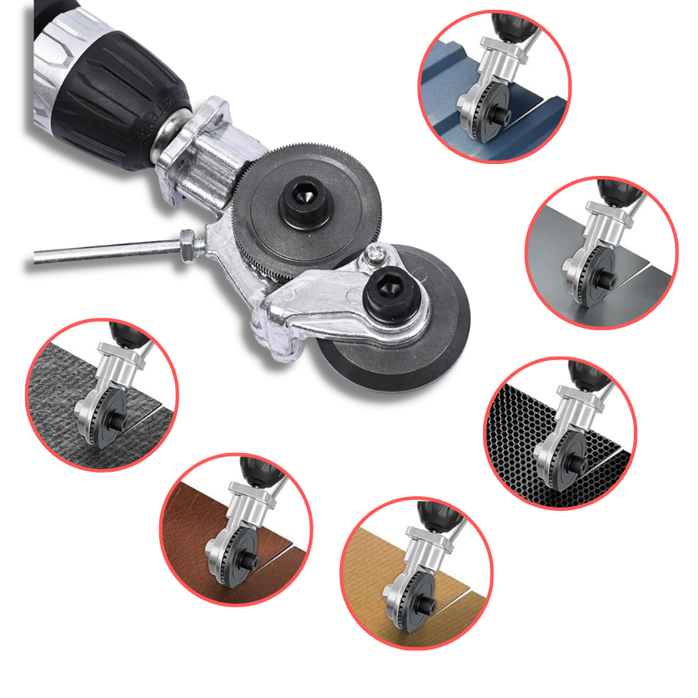 Electric Drill Plate Cutter Set