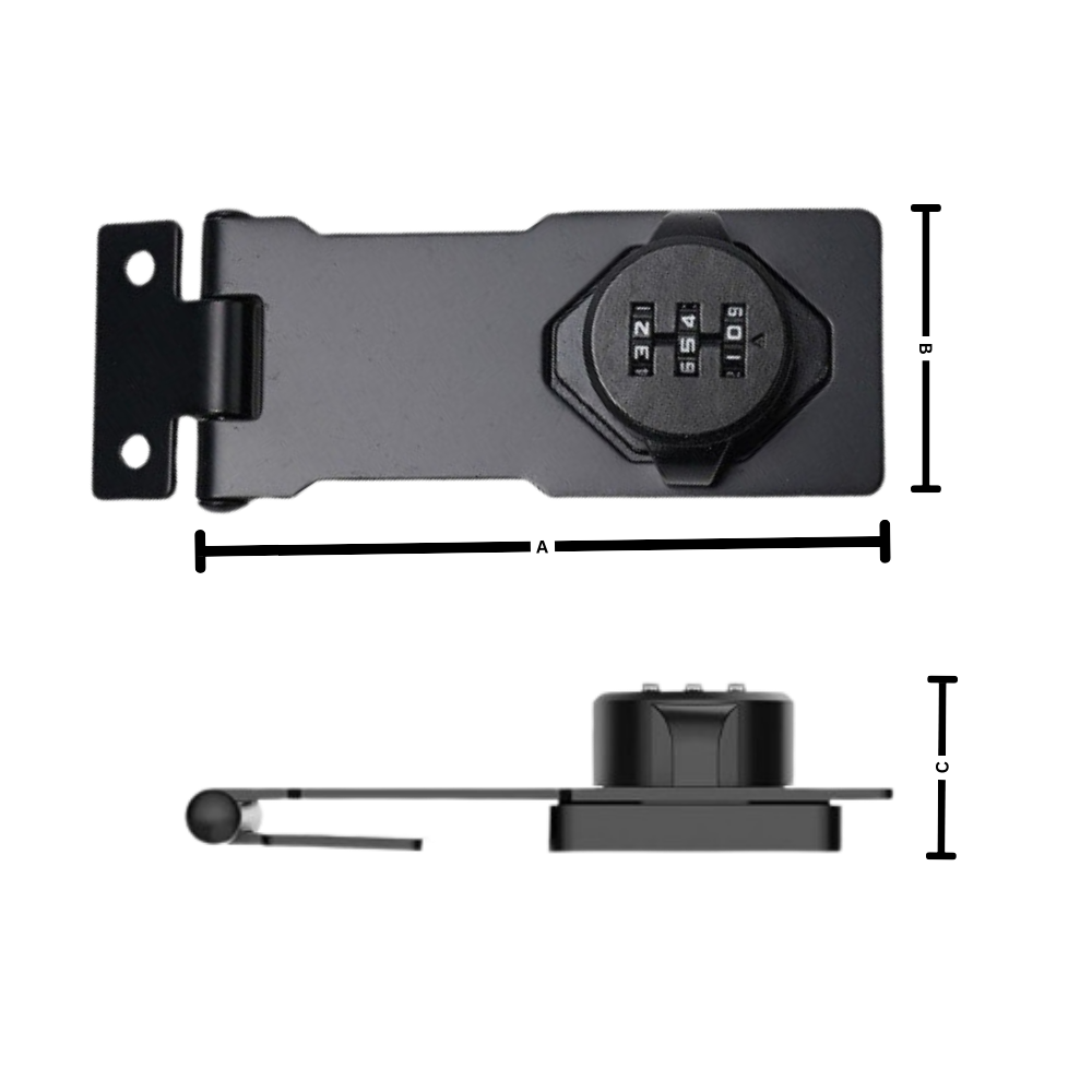 Schlüsselloses Schnellmontage-Möbelschloss