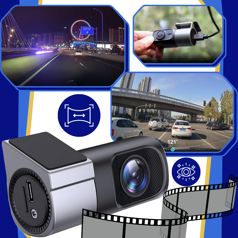 Loop-Aufnahme-Nachtsicht-Dashcam
