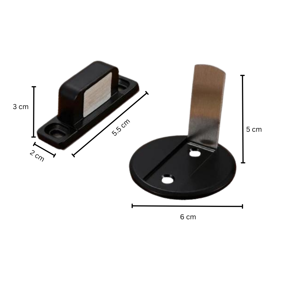 Magnetischer Türstopper aus Edelstahl