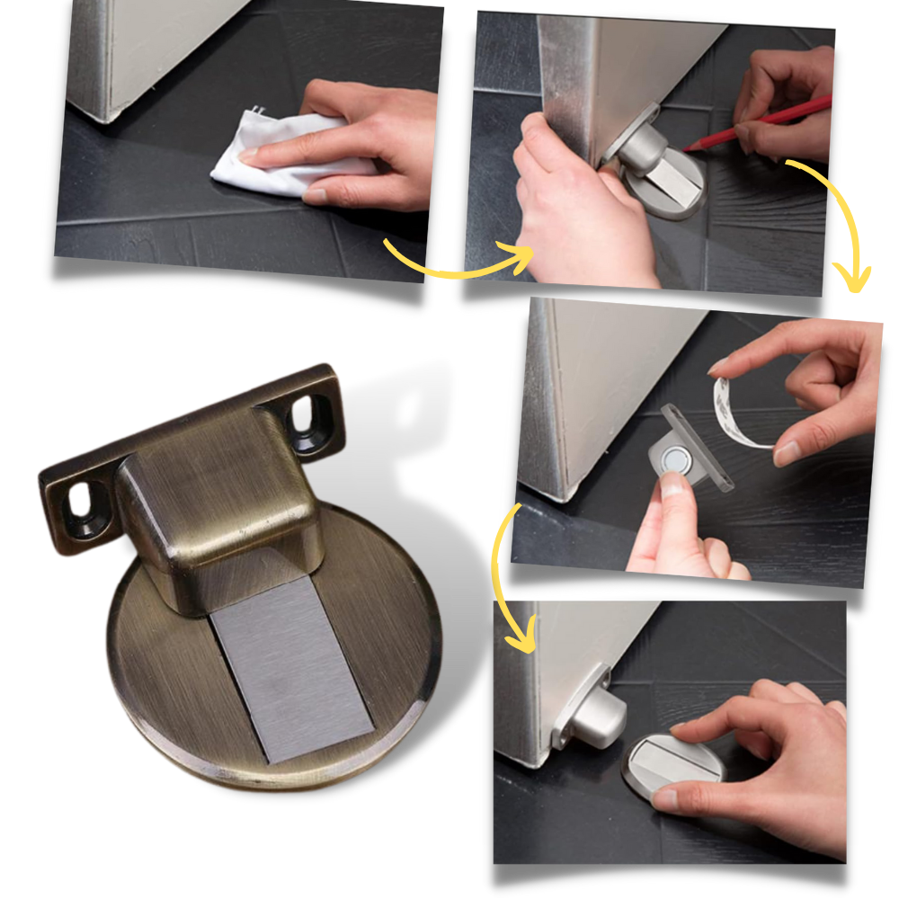 Magnetischer Türstopper aus Edelstahl