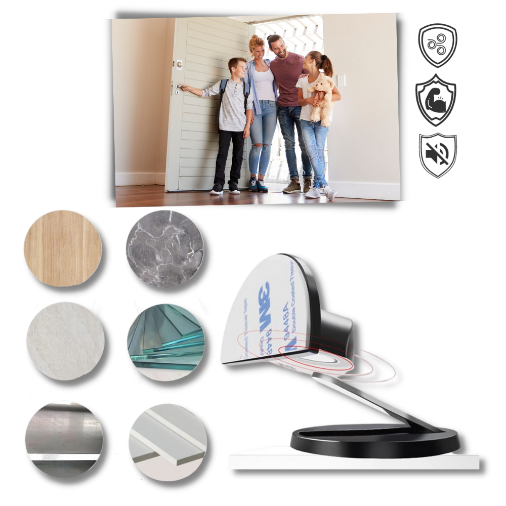 Magnetischer Türstopper aus Edelstahl