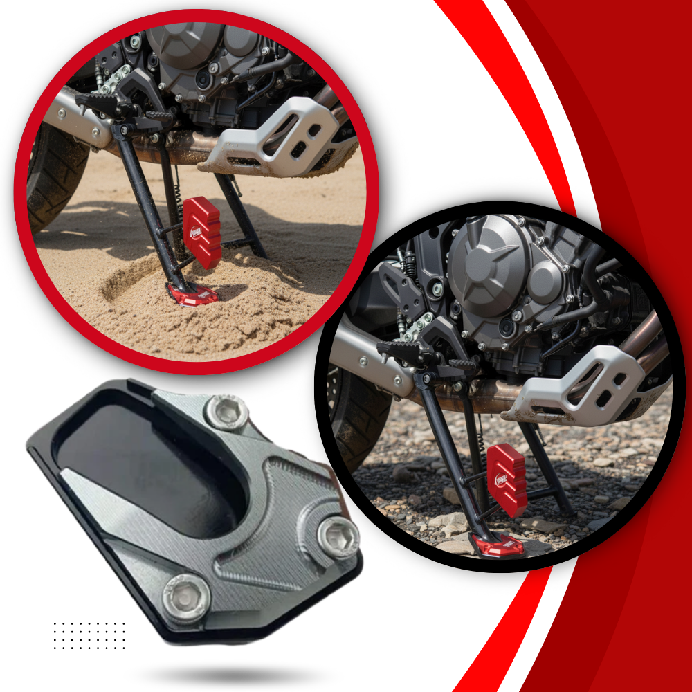 Motorrad-Seitenständer-Kombination aus Aluminium