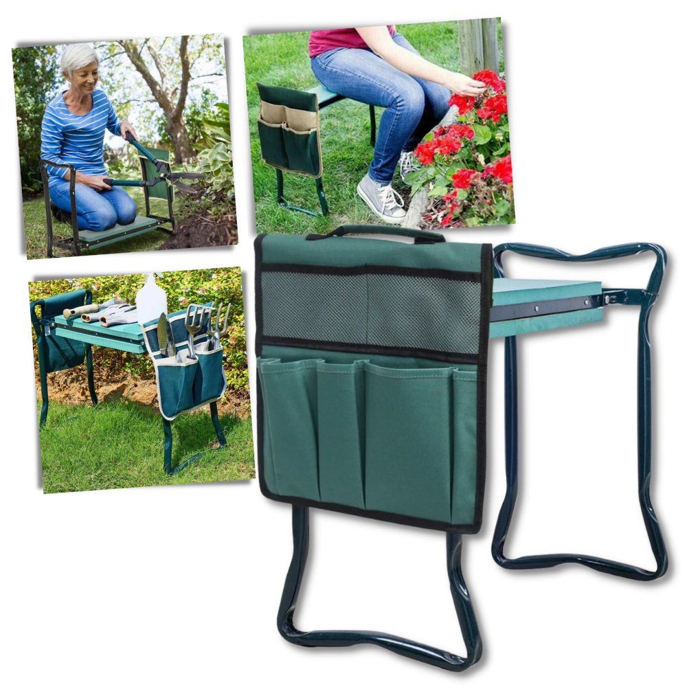 Mehrzweck-Gartensitz und -Kniebank