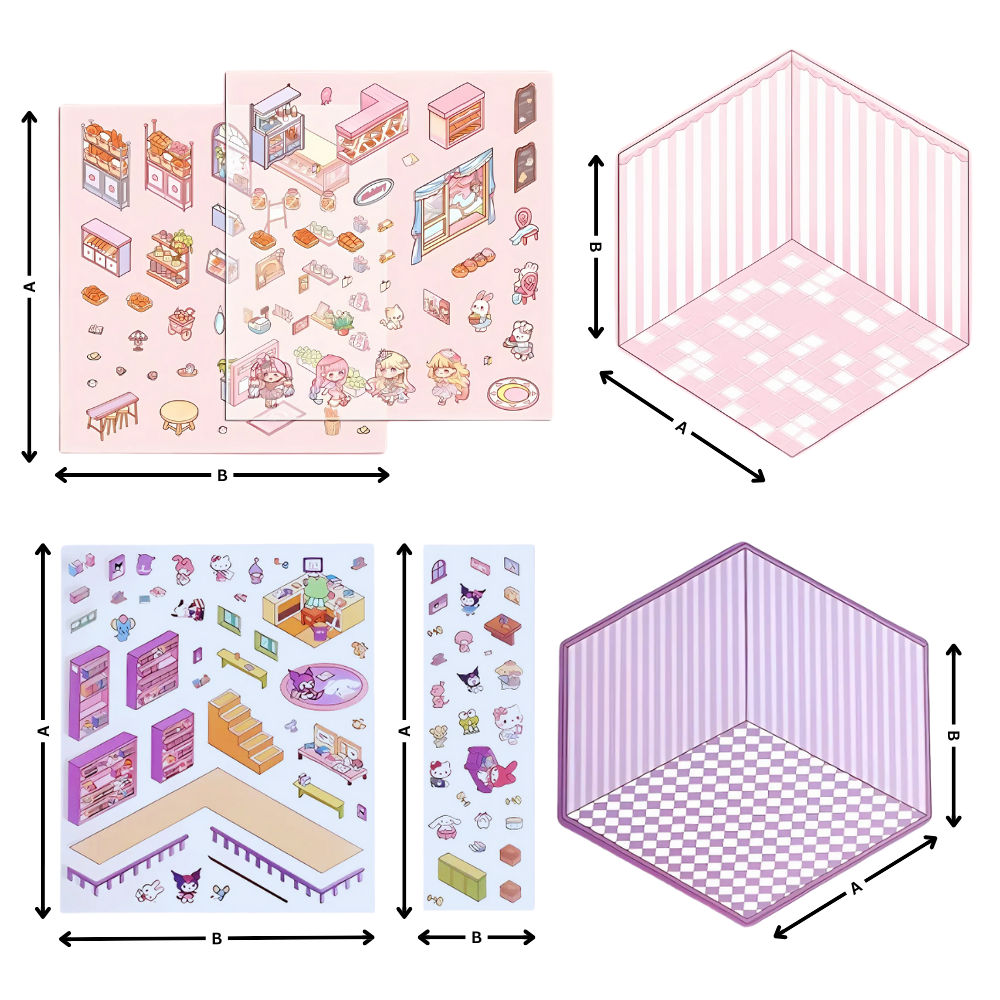 Pastel Home Tales Aufkleber