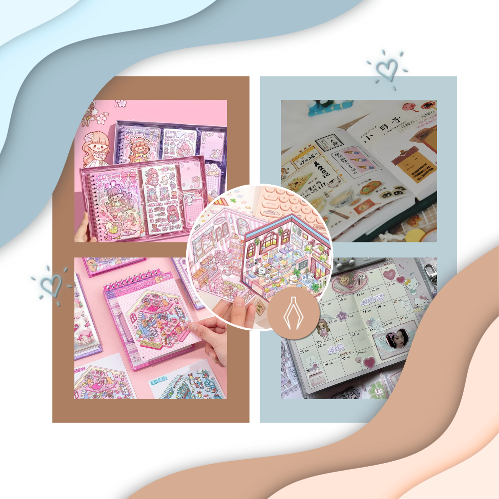 Pastel Home Tales Aufkleber