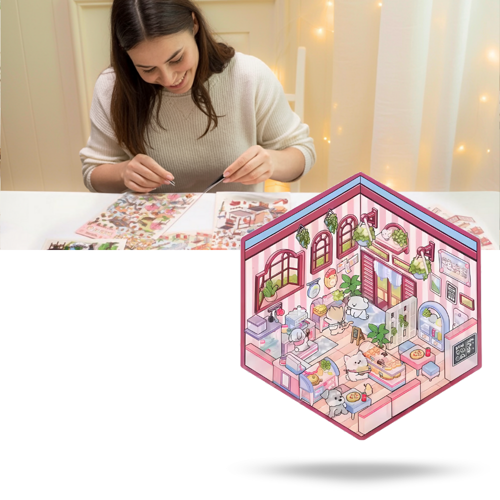 Pastel Home Tales Aufkleber