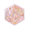 Pastel Home Tales Aufkleber
