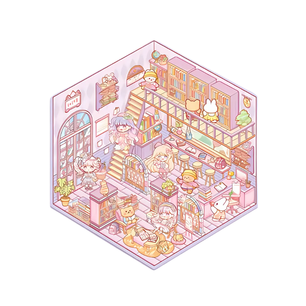 Pastel Home Tales Aufkleber