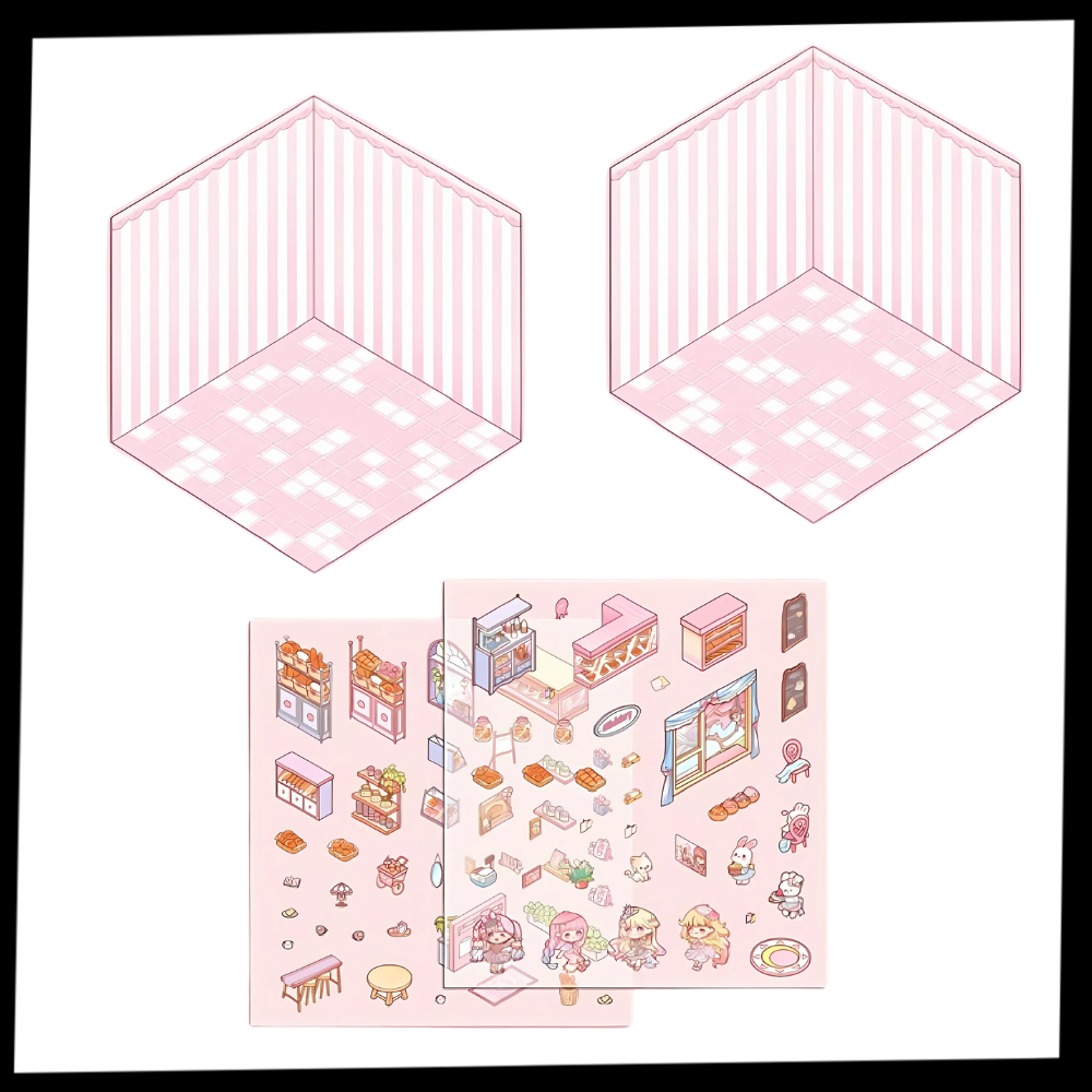 Pastel Home Tales Aufkleber