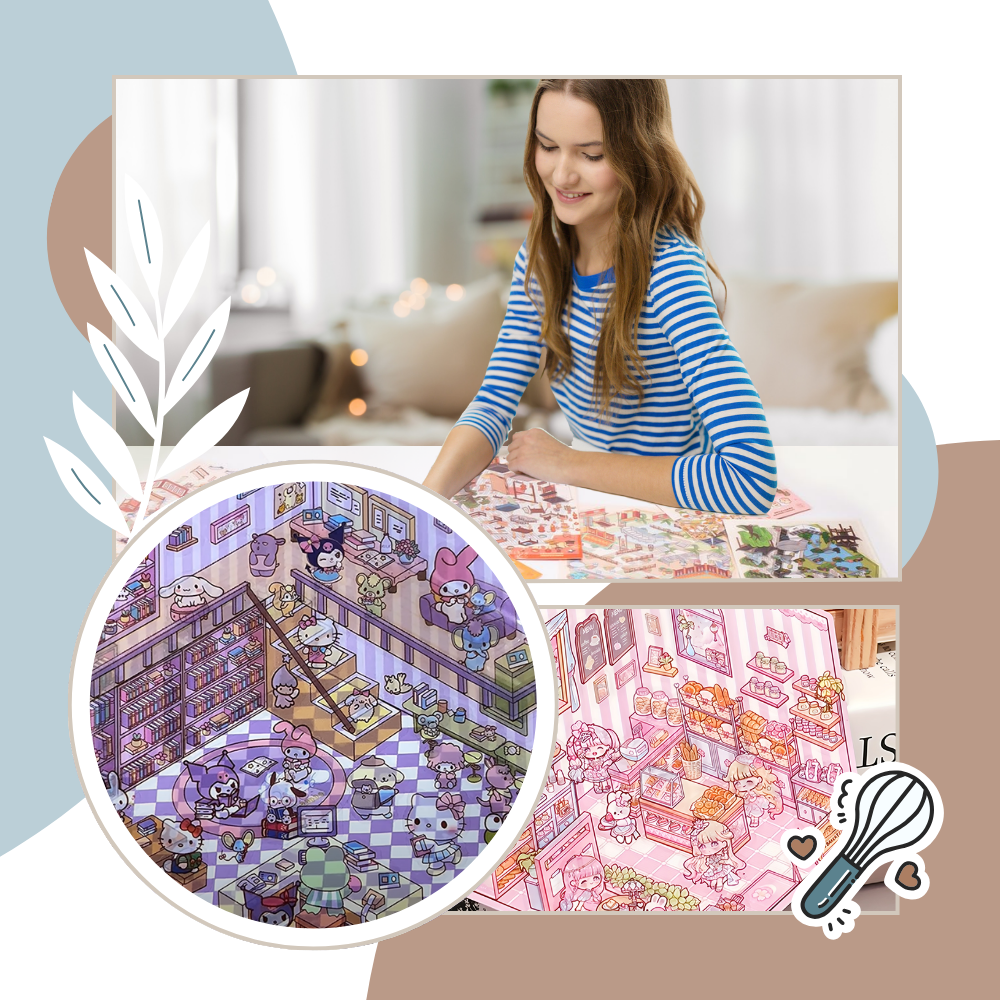 Pastel Home Tales Aufkleber