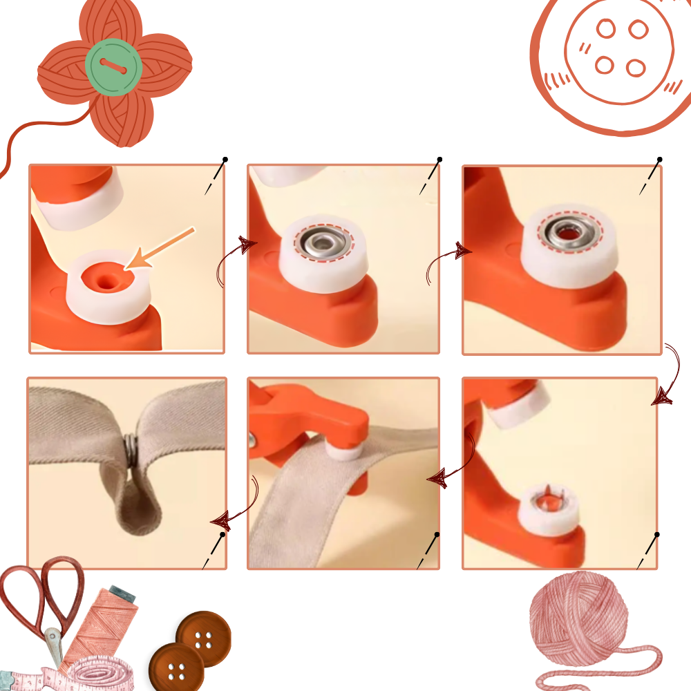 Schnelle Montage Druckknopfpresse