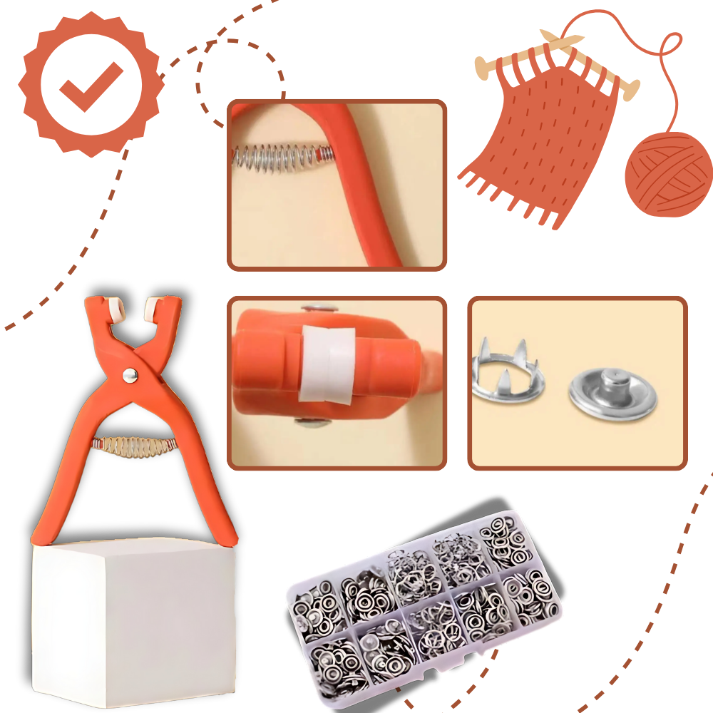 Schnelle Montage Druckknopfpresse