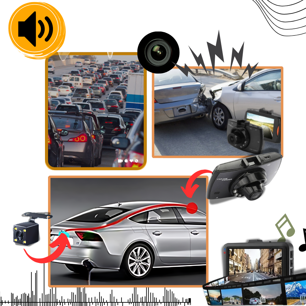 Intelligenter HD 1080p Fahrrekorder