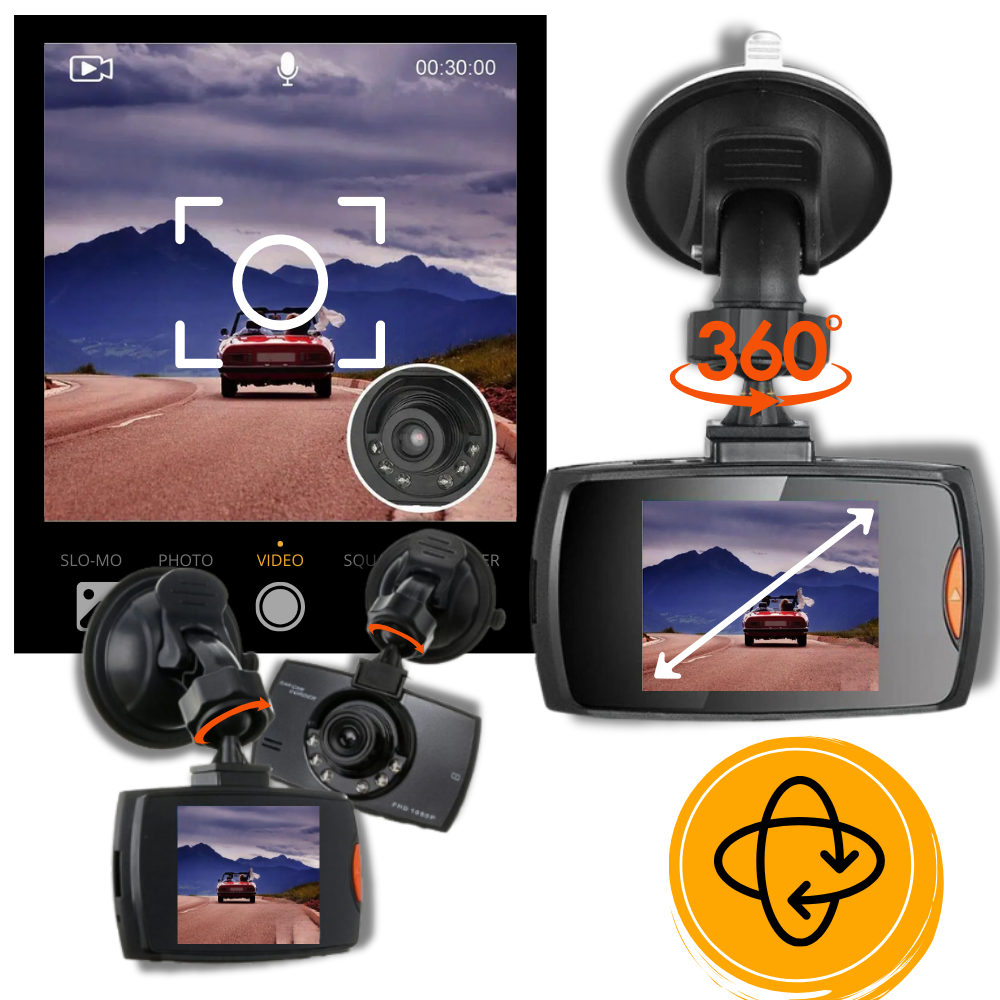 Intelligenter HD 1080p Fahrrekorder
