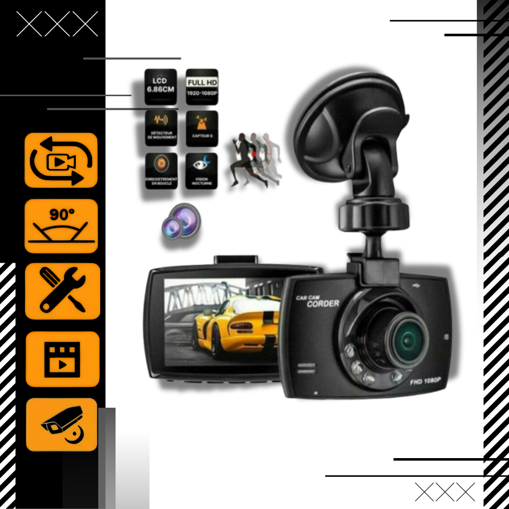 Intelligenter HD 1080p Fahrrekorder