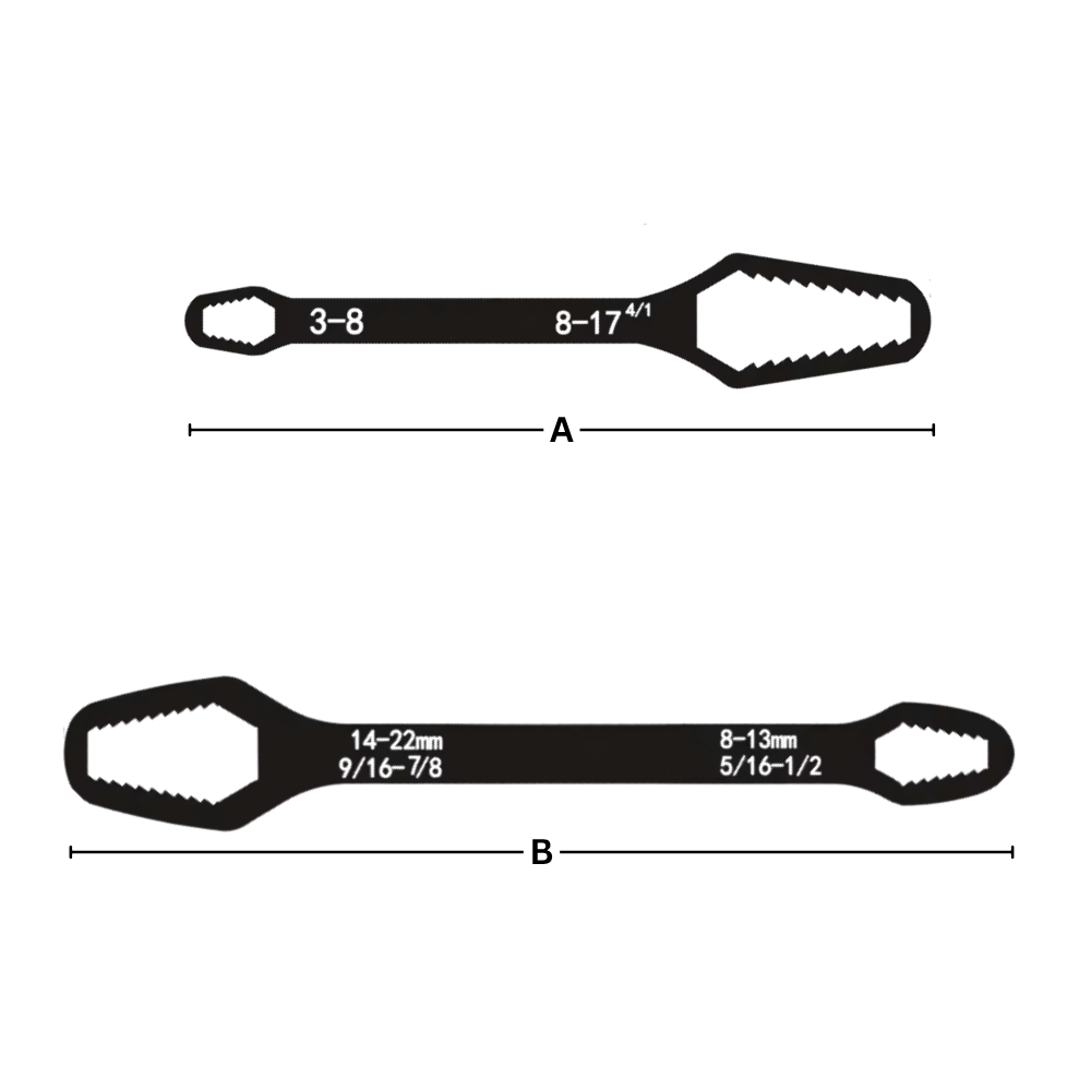 Universal-Hochleistungs-Doppel-Flex-Schlüssel