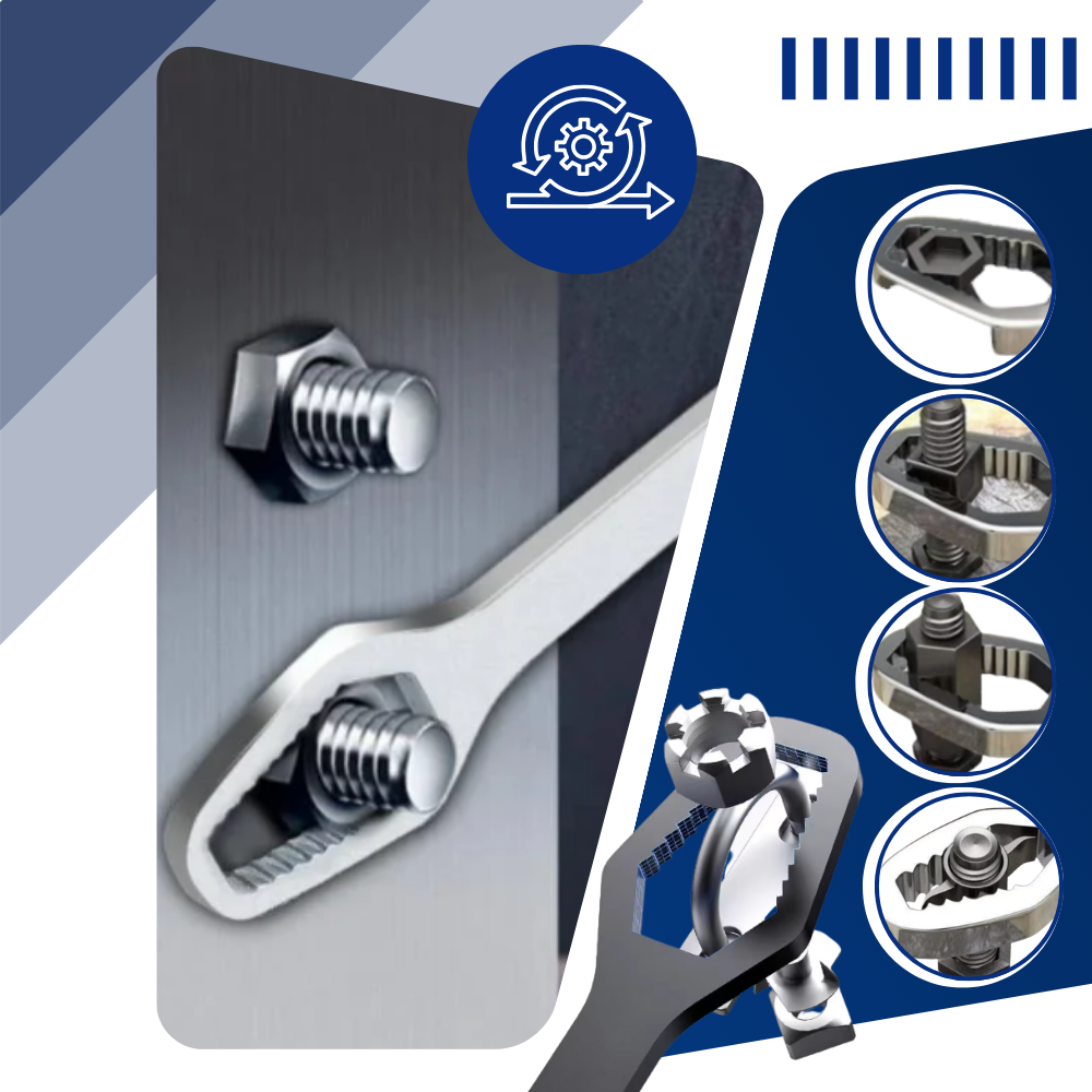 Universal-Hochleistungs-Doppel-Flex-Schlüssel